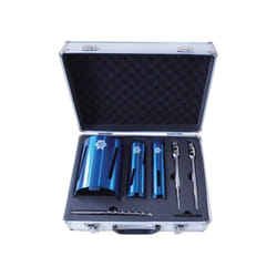 Faithfull FAIDCKIT7 Diamond Core Drill Kit with Case (Pack of 7)