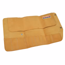 Faithfull 10 Pocket Leather Tool Roll 48 x 27cm FAILTR10