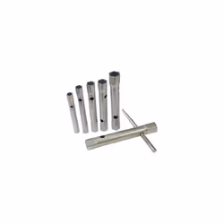 Faithfull FAISPBOXSET6 Box Spanner Set 6 Piece 8-19mm + Tommy Bar