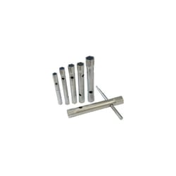 Faithfull FAISPBOXSET6 Box Spanner Set 6 Piece 8-19mm + Tommy Bar