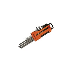 Faithfull FAIHKS9MBLA Long Arm Ball End Hex Key Set of 9 Metric