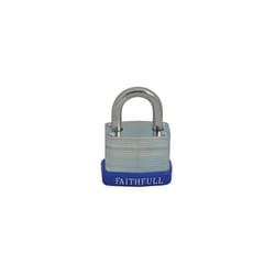 Faithfull FAIPLLAM30 Laminated Steel Padlock 30mm 3 Keys