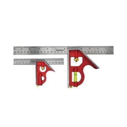 Faithfull Combination Square Twin Pack 150mm (6in) & 300mm (12in)