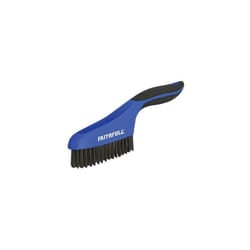 Faithfull FAISB164S Scratch Brush Soft Grip 4 x 16 Row Steel