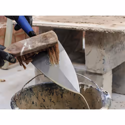 Faithfull FAIPTFBT10P Prestige One Piece Forged Philadelphia Pattern Brick Trowel 250 mm (10 Inch) - Additional view 7