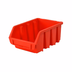 Faithfull Interlocking Storage Bin Size 2 Red 116 x 161 x 75mm FAITBBIN2