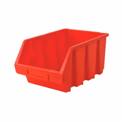Faithfull Interlocking Storage Bin Size 3 Red 170 x 240 x 126mm FAITBBIN3