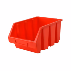 Faithfull Interlocking Storage Bin Size 4 Red 209 x 340 x 155mm FAITBBIN4