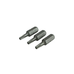 Faithfull FAISBT1525S Security S2 Grade Steel Screwdriver BitsÃÂ T15SÃÂ xÃÂ 25mm (Pack 3)