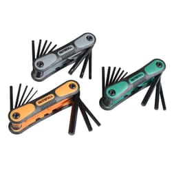 Faithfull Hex Key Tools Pack of 3 Metric, Imperial & Torx
