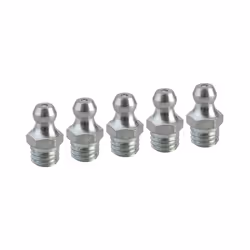 Faithfull Grease Nipple Straight M8 x 1.25 (Pack 5)