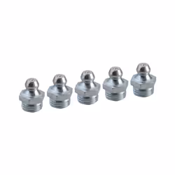 Faithfull Grease Nipple Straight M10 x 1.0 (Pack 5)
