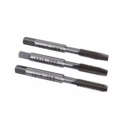 Faithfull HSS Straight Flute Tap Set M6 x 1.0, 3 Piece