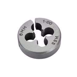 Faithfull HSS Straight Flute Split Die M6 x 1.0 (13/16 O.D)
