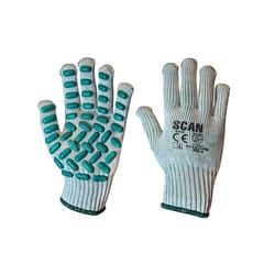 Scan Vibration Resistant Latex Foam Gloves - Medium (Size 8)