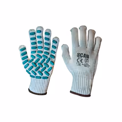 Scan Vibration Resistant Latex Foam Gloves - Extra Large (Size 10)