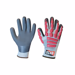 Scan Anti-Impact Latex Cut 5 Gloves - Extra Large (Size 10)
