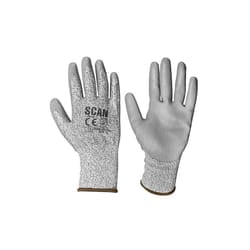 Scan Grey PU Coated Cut 3 Gloves - Extra Large (Size 10)