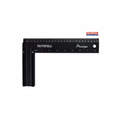 Faithfull Prestige Try Square Black Aluminium 250mm
