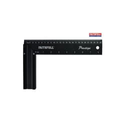 Faithfull Prestige Try Square Black Aluminium 250mm