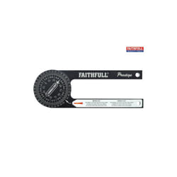 Faithfull Prestige Mitre Saw Protractor Black Aluminium