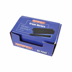 Faithfull Crayon Marker Black (CDU of 30)
