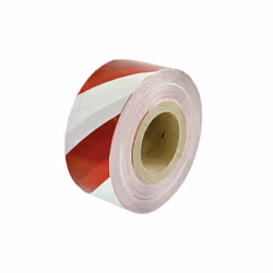 Faithfull Heavy-Duty Barrier Tape Red & White 70mm x 250m 002570250RWTB