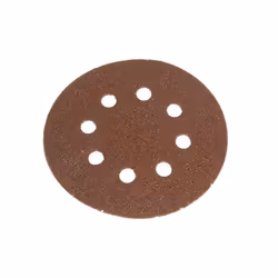 Faithfull Hook & Loop Sanding Disc DID3 Holed 125mm x 80G (Pack 5) 8128