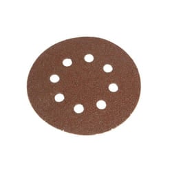 Faithfull Hook & Loop Sanding Disc DID3 Holed 125mm x 80G (Pack 5) 8128