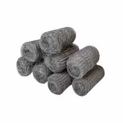 Faithfull Steel Wool, Assorted Grades 20g Rolls (Pack 8)