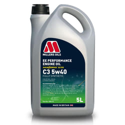 5w40 Fully Synthetic Engine Oil Millers EE Performance 5w40 C3 5L