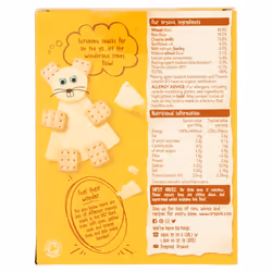 Mini Organic Cheese Crackers, Toddler Snack, 12+ Months, Multipack (4 x 20 g) (Pack of 3), Total 12 Packs