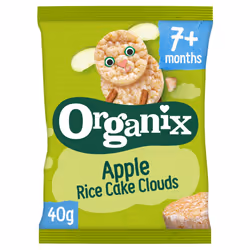 Organix Apple Rice Cake 40g (Pack of 6)