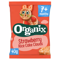 Organix Strawberry Rice Cake 40g (Pack of 6)