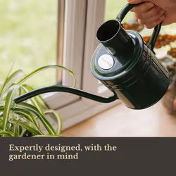 1L Indoor Watering Can in Forest Green, Rust-Resistant Galvanised Watering Can with Handle and Long Spout, Classic All Year Round Garden Tools Made - Additional view 4
