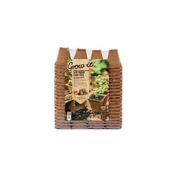 Gardman 08311 6 cm Square Fibre Pots, Multi-Colour, 6 x 6 x 26 cm
