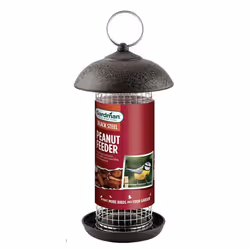 Gardman Steel Peanut Feeder - Black