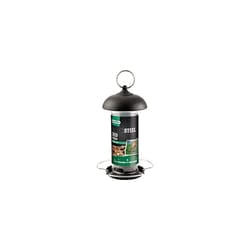 Gardman Black Steel Wild Bird Seed Feeder - 21cm x 10cm x 10cm