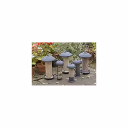 Gardman Black Steel Wild Bird Seed Feeder - 21cm x 10cm x 10cm