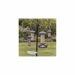 Gardman Black Steel Wild Bird Seed Feeder - 21cm x 10cm x 10cm