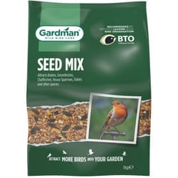 Gardman Seed Mix For Bird Feeding, All Purpose Blend - Multicoloured - 1 Kg Bag