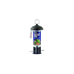 A01515 Steel Nyger Seed Feeder - Black, 10 x 10 x 10 cm