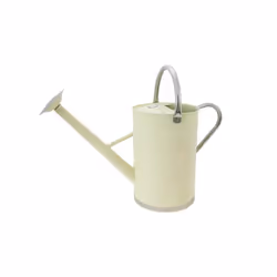Kent & Stowe Metal Watering Can Vintage Cream 9 litre 34899