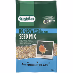 Gardman No Grow Seed Mix for Wild Birds - 4kg