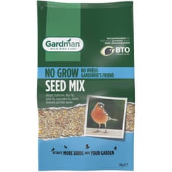 Gardman No Grow Seed Mix for Wild Birds - 4kg