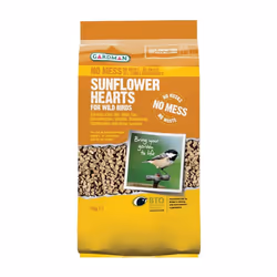 Gardman A06420 Sunflower Hearts Bird Seed, Multi-Colour, 1 kg