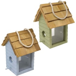 Gardman A04334 Beach Hut Seed Feeder - Green/blue