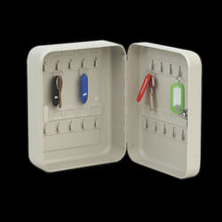 Key Cabinet with 20 Key Tags
