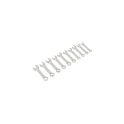 Sealey AK633 10pc Stubby Combination Spanner Set - Metric