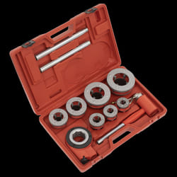 Pipe Threading set 7pc 3/8&quot;- 2&quot;BSPT